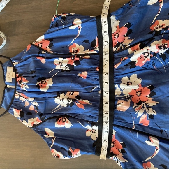 MWT Loft Halter Fit Flare Floral Dress 6 - Picture 12 of 12